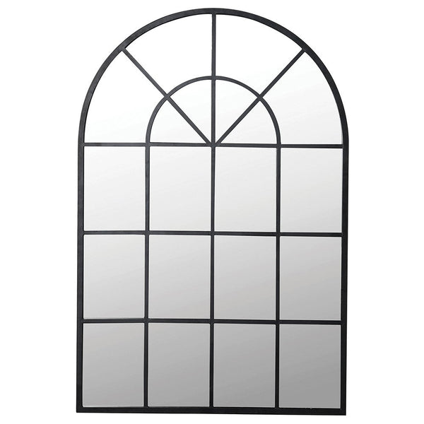 Window Metal Black Frame Mirror