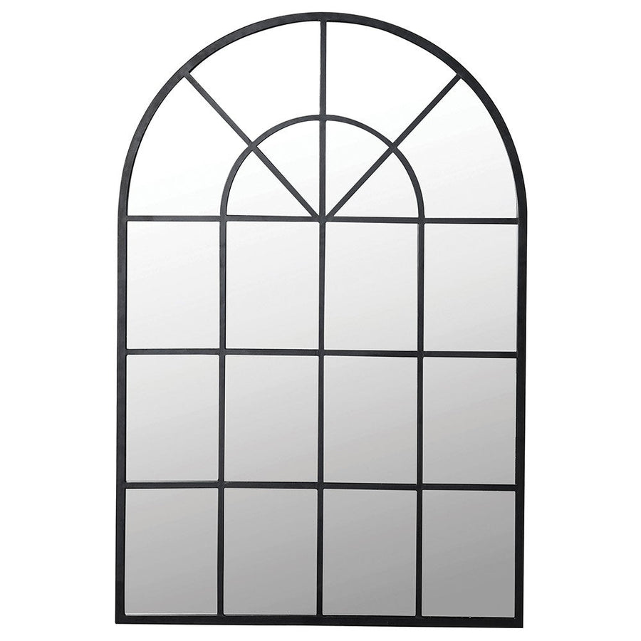 Window Metal Black Frame Mirror