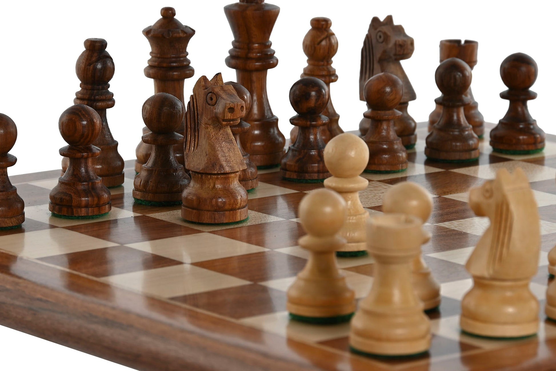 Wooden Acacia Chess Board - LUXONAS