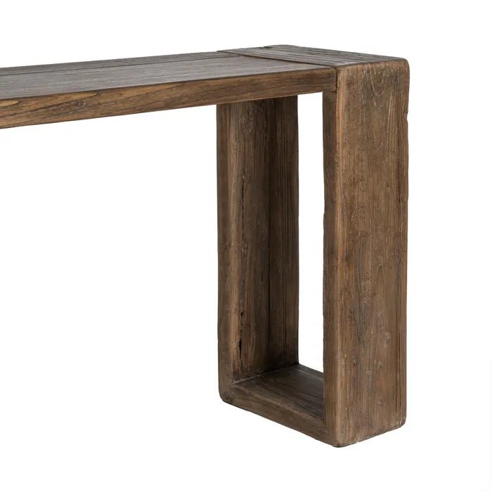 Wooden Elm Console