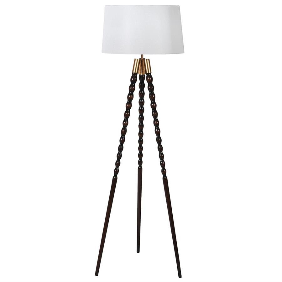 Wooden Swindle Floor Lamp - LUXONAS