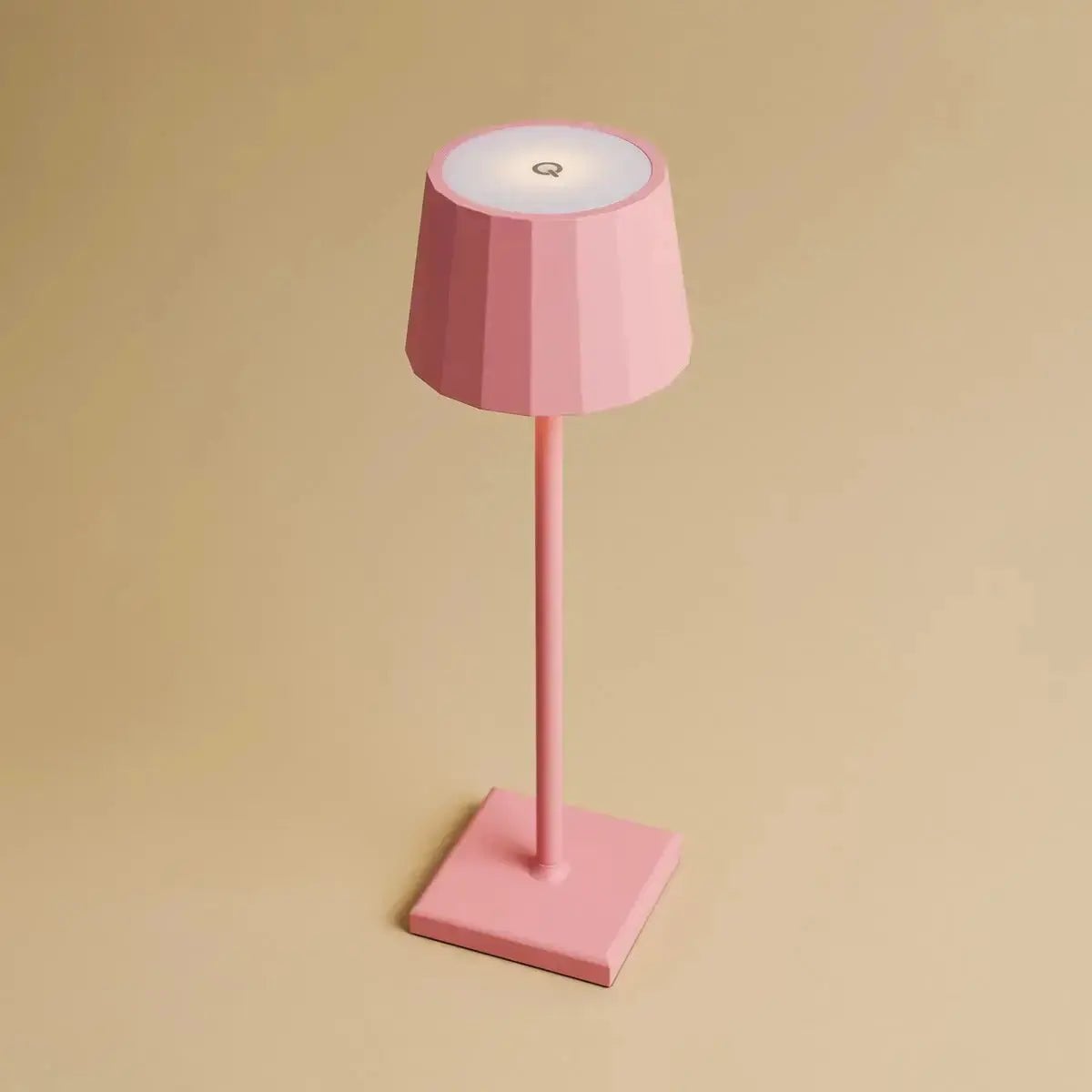Wouter Flamingo Pink Rechargeable Table Lamp | Wireless Charging & 120 - Hour Battery Life - LUXONAS HOME