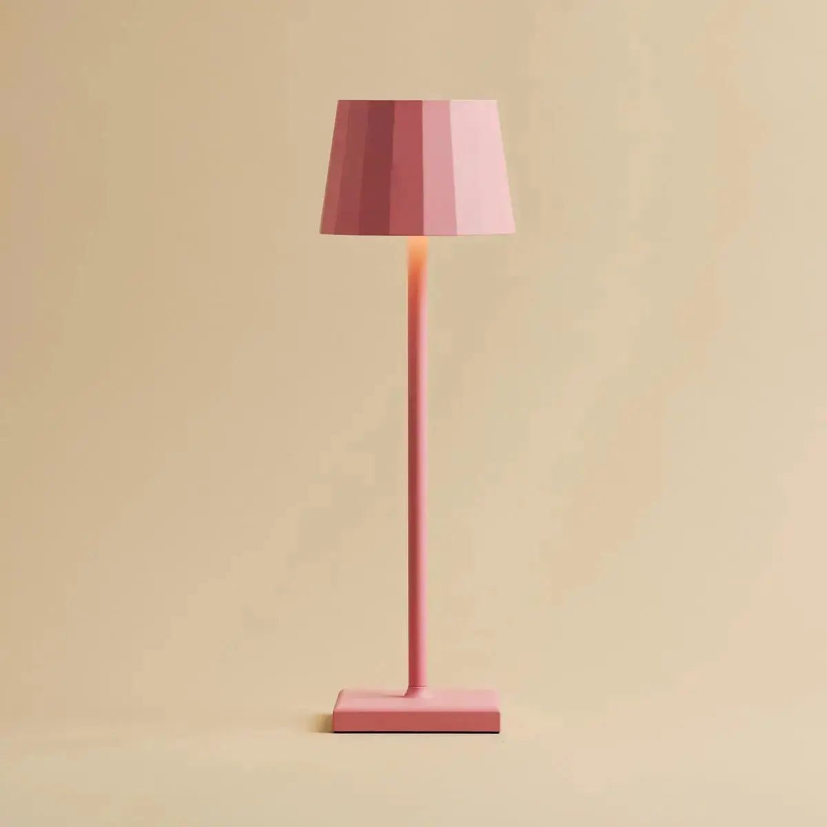 Wouter Flamingo Pink Rechargeable Table Lamp | Wireless Charging & 120 - Hour Battery Life - LUXONAS HOME