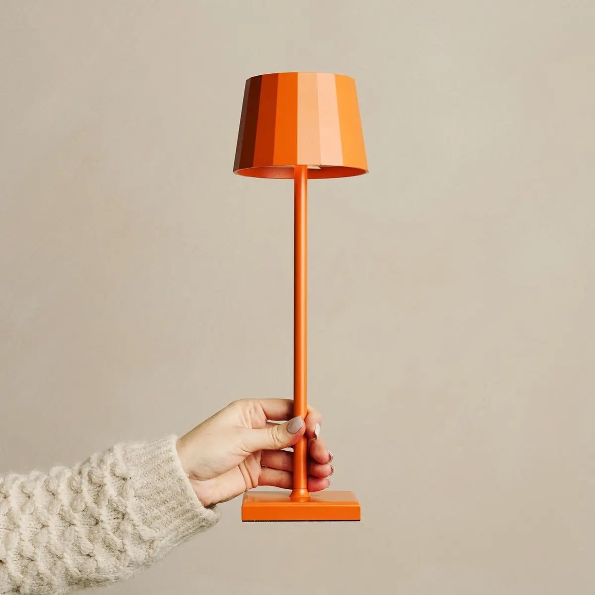 Wouter Orange Blossom Rechargeable Table Lamp | Wireless Charging & 120 - Hour Battery Life - LUXONAS HOME