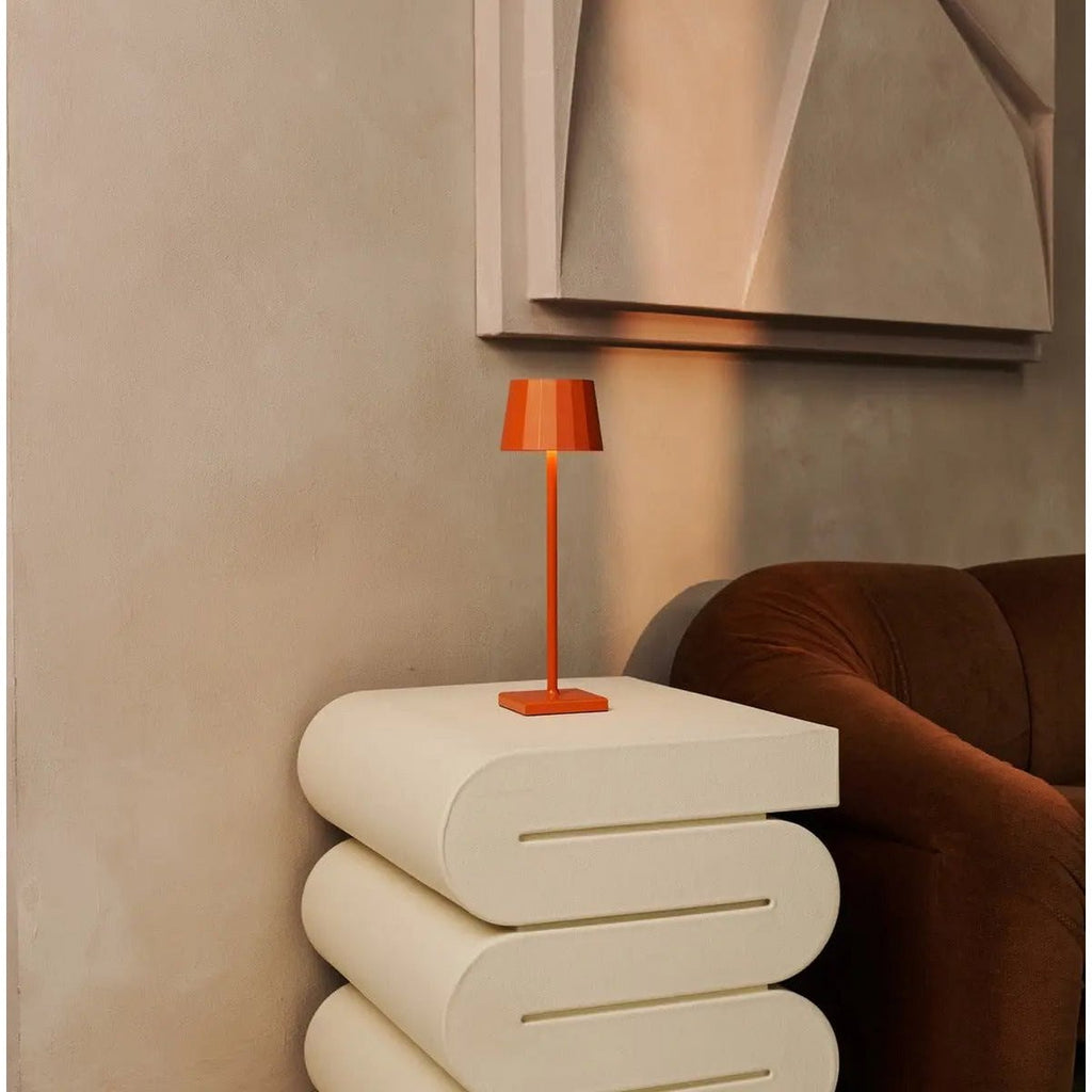 Wouter Orange Blossom Rechargeable Table Lamp | Wireless Charging & 120 - Hour Battery Life - LUXONAS HOME