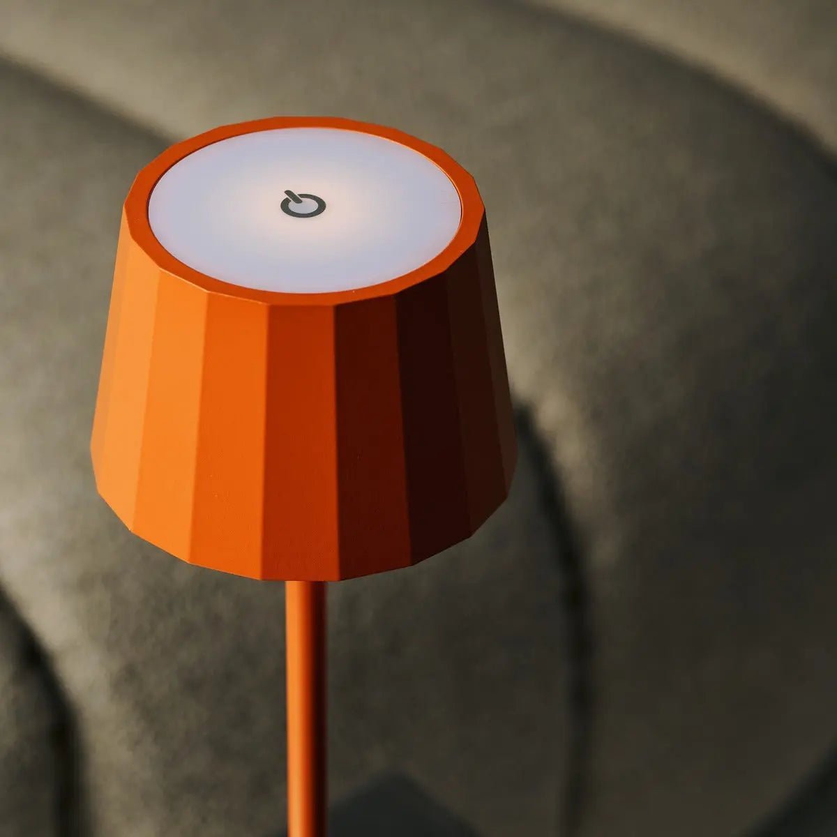 Wouter Orange Blossom Rechargeable Table Lamp | Wireless Charging & 120 - Hour Battery Life - LUXONAS HOME