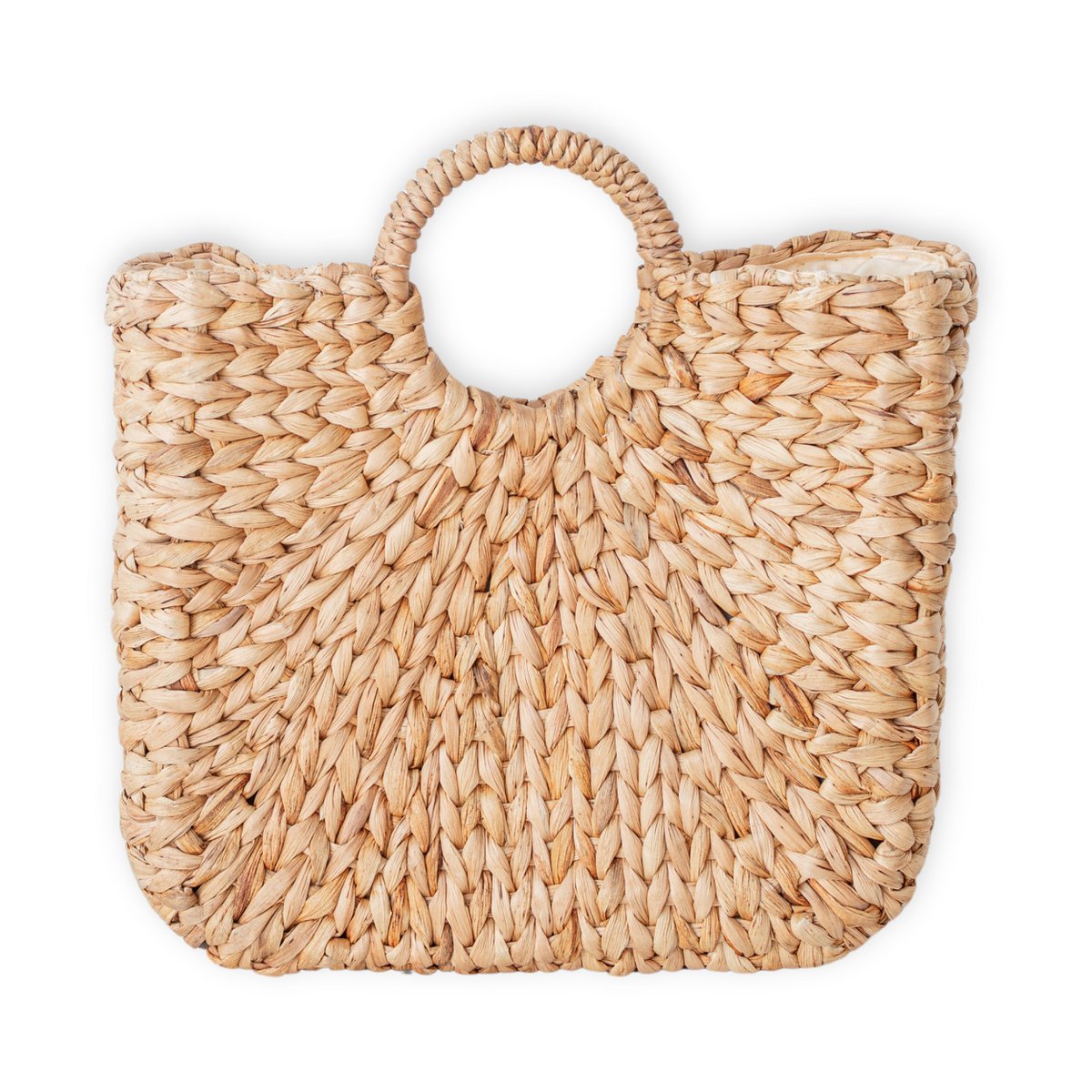 Woven Summer Bag | SAMBAS Shopping Bag made of Water Hyacinth - LUXONAS HOME