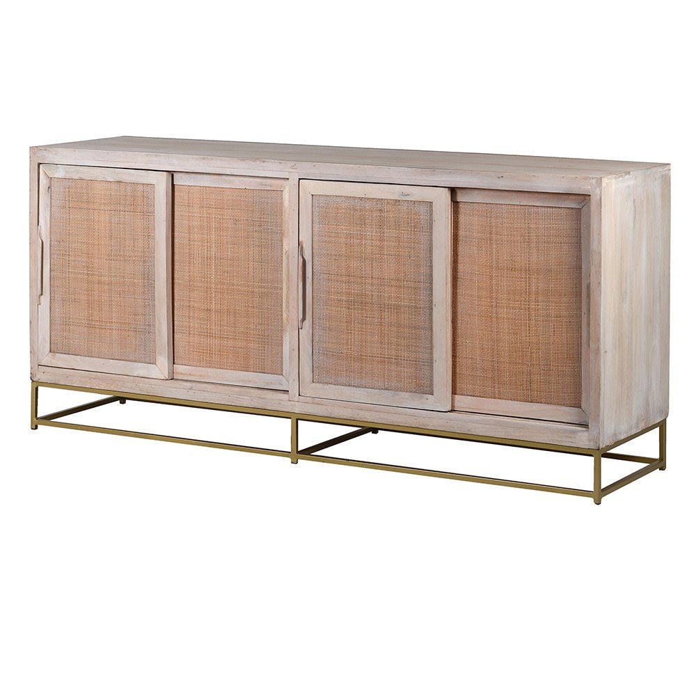 Xhaos Cane 4 Door Sideboard