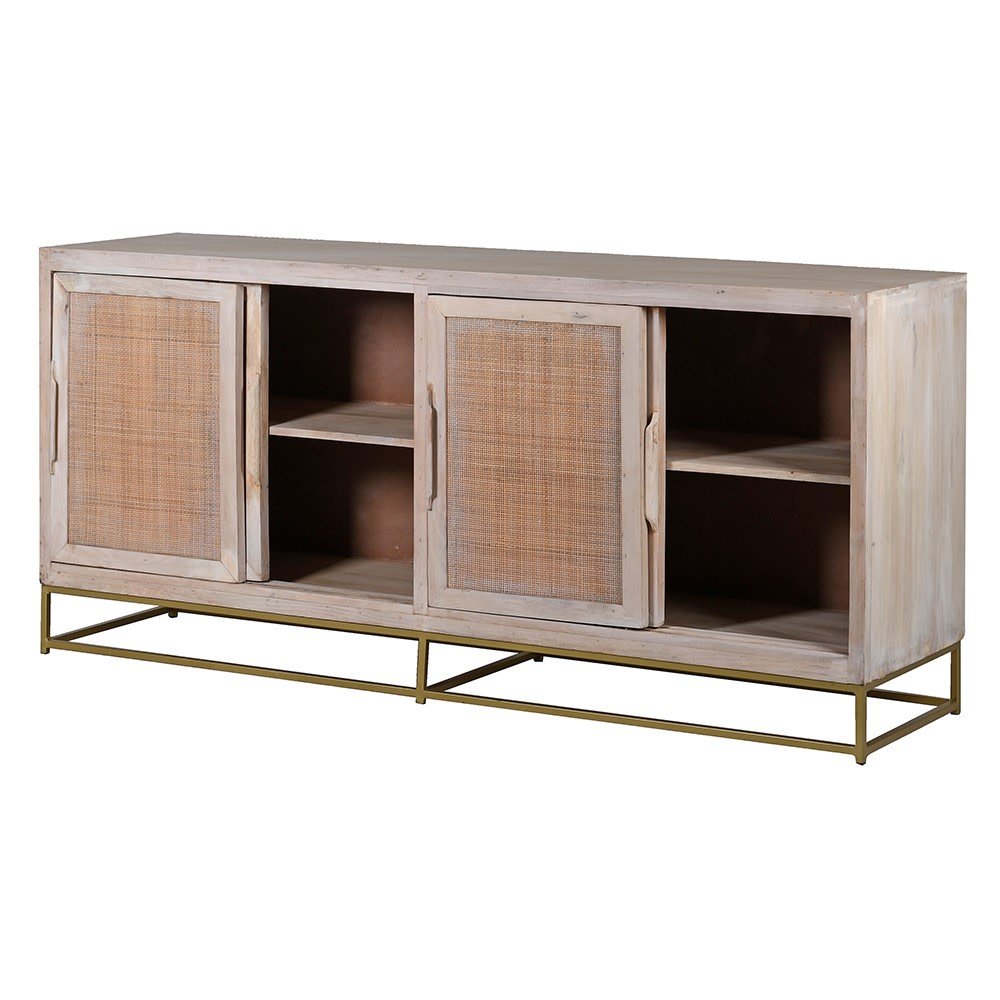 Xhaos Cane 4 Door Sideboard - LUXONAS