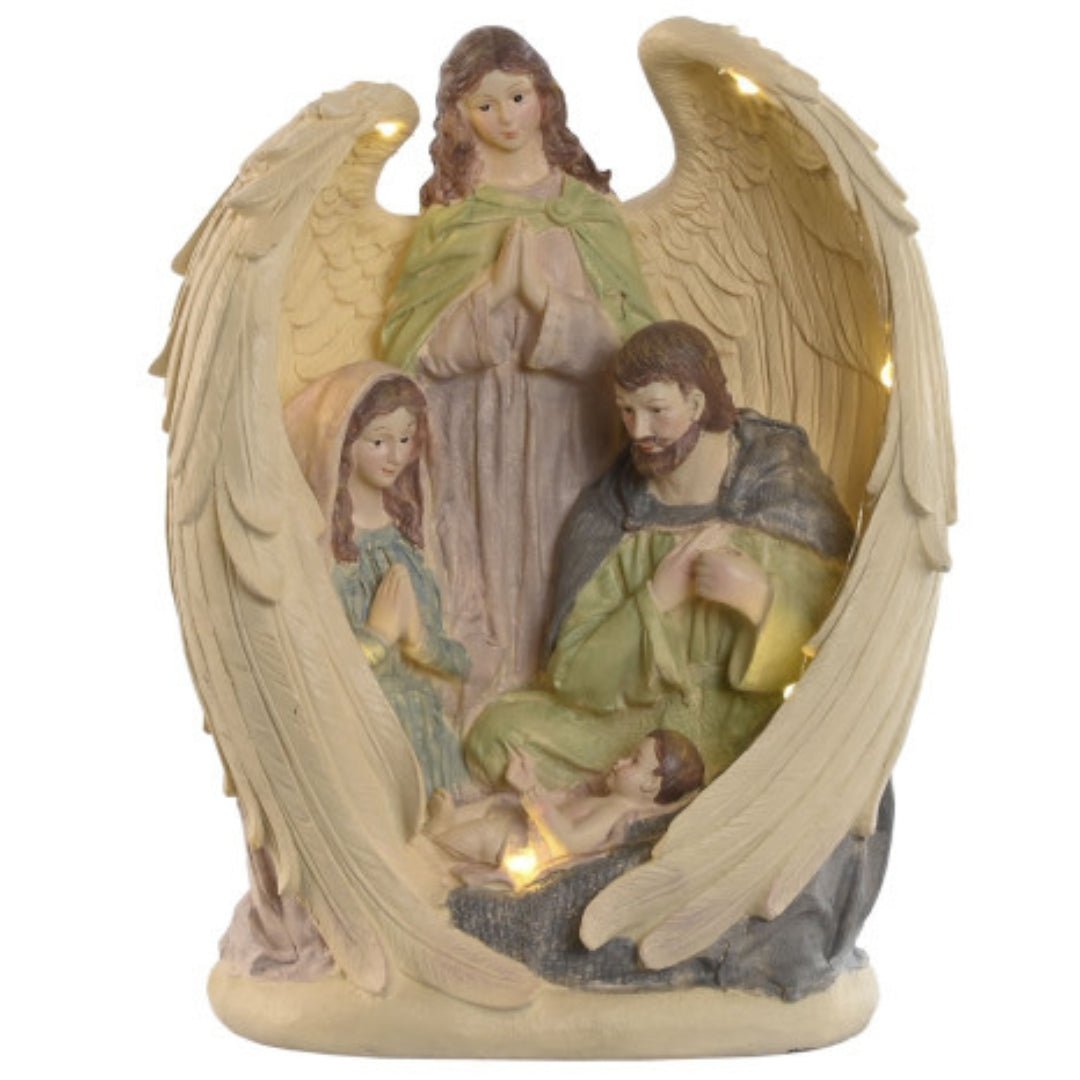 Xmas Angel Birth Resin Figure - LUXONAS