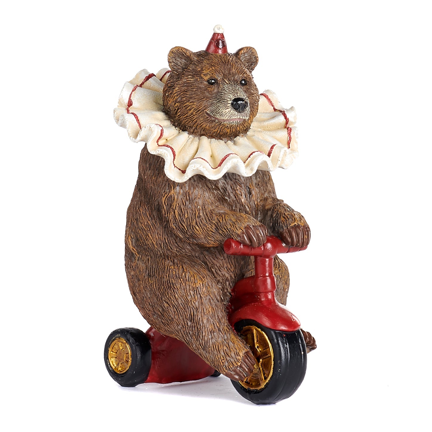 Xmas Bear Riding Bike Plush Toy - LUXONAS