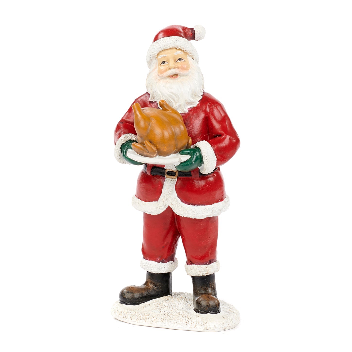 Xmas Santa Chef Figurine - Festive Holiday Decor - LUXONAS