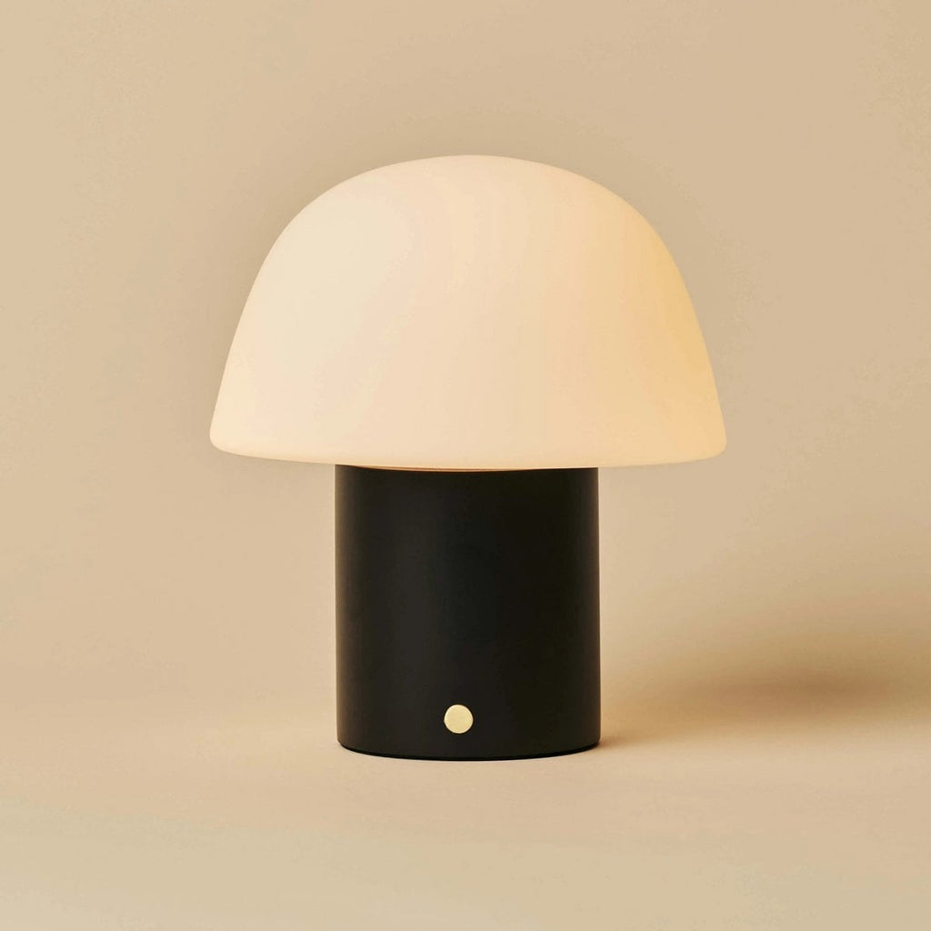 Yannick Black Cordless Table Lamp | Modern, Battery - Powered & Sustainable Design - LUXONAS HOME