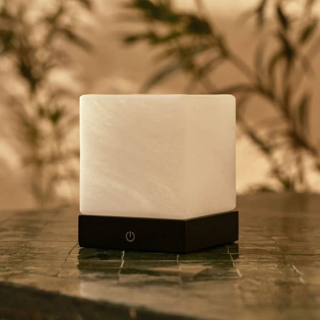 Yce Black Cordless Wooden Lamp | Rechargeable, Dimmable & 100 - Hour Battery Life - LUXONAS HOME