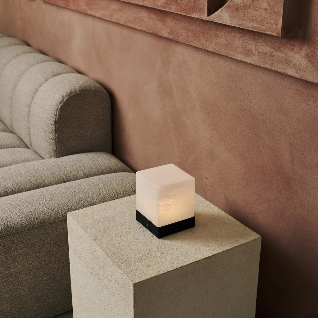 Yce Black Cordless Wooden Lamp | Rechargeable, Dimmable & 100 - Hour Battery Life - LUXONAS HOME