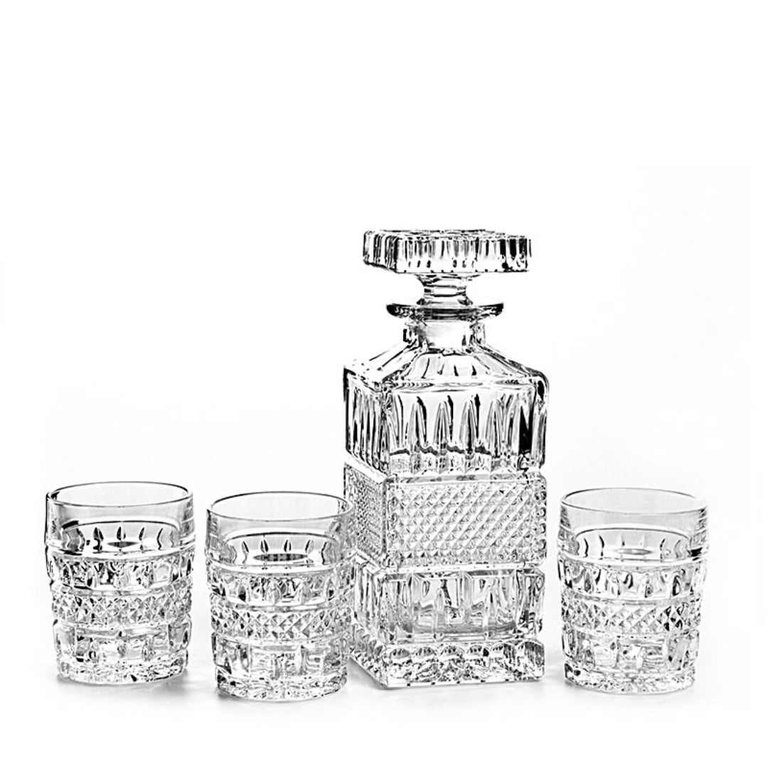 'Brittany' Crystal Whisky Set
